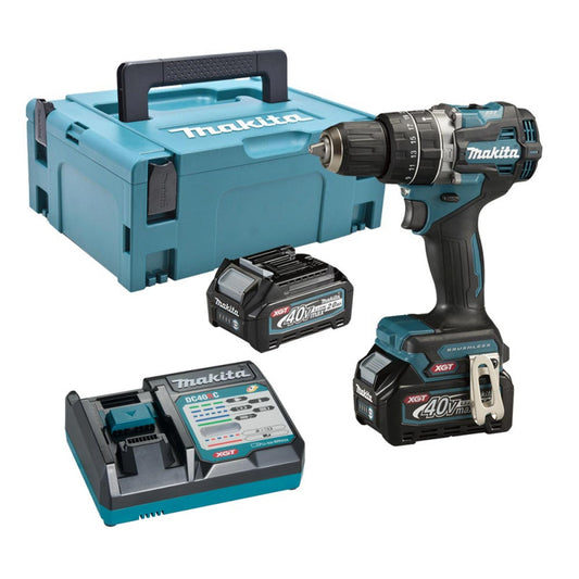 Taladro Inalámbrico MaKita 40V + 2 Potentes Baterías + 24 Acessorios de Regalo